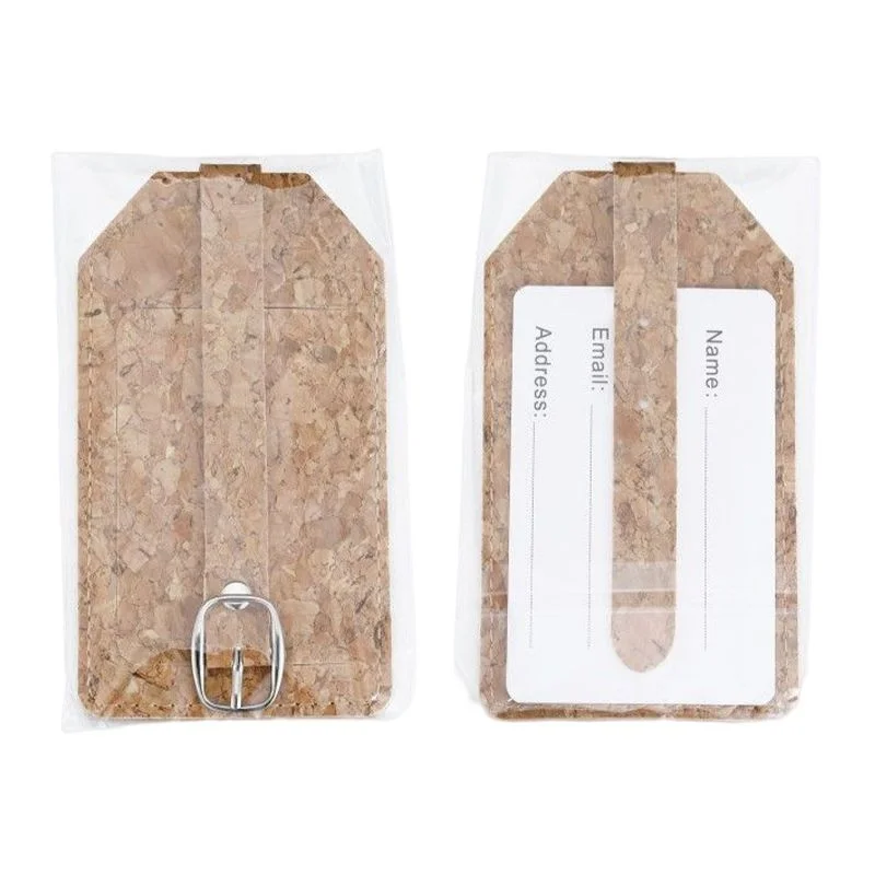 Cork Leather Bag Tag - Image 2