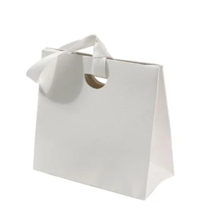 Ribbon Handle Paper Shopper