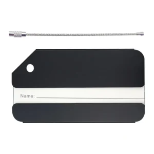 Aluminum Travel Bag ID Tag