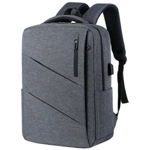 Polyester Zippered Foldaway Travel Daypack - 16.5"