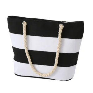 Cotton Canvas Meeting Tote - 18"w x 12.5"h x 5.5"d