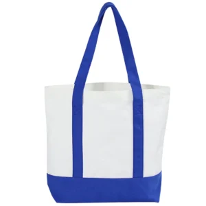 15.5" w x 13.5" h x 4" d Canvas Meeting Tote
