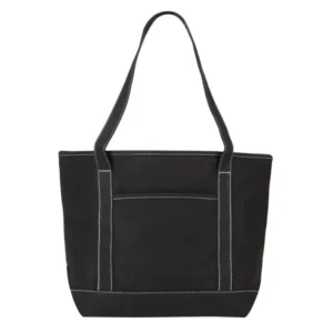 20" w x 13" h x 7" d Cotton Canvas Market Tote