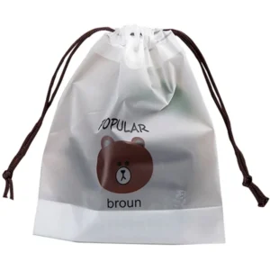 Waterproof Clear Drawstring Bags