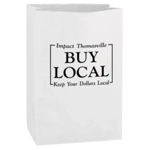 7.5"w x 9.8"h x 5.3"d Paper Large Kraft Grocery Bag