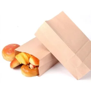 Paper Large Flat Kraft Merchandise Bag - 7"w x 12.5"h x 4.3"d