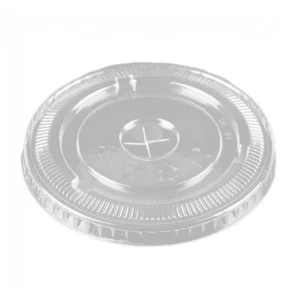 Flat PET Cup Lid - 95 mm
