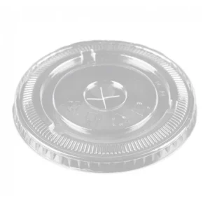 Flat PET Cup Lid - 98 mm