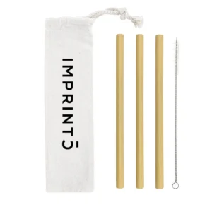 Bamboo Cotton Stainless Straw