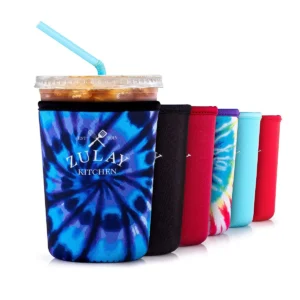 Neoprene Flat Can Coolers & Bottle Sleeves - Iced