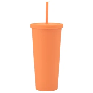 Plastic Matte Silicone Straw