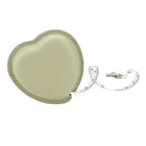 Leather Heart Pocket Measuring Tape