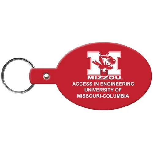 PVC Oval Acrylic Keychain