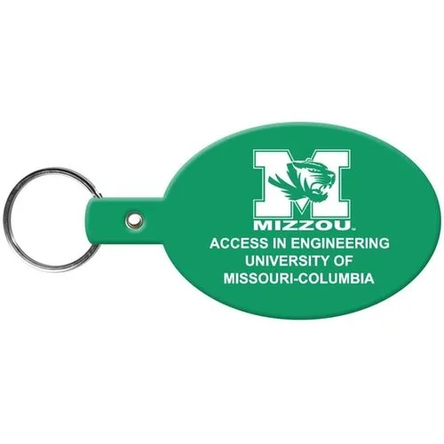 PVC Oval Acrylic Keychain - Image 2