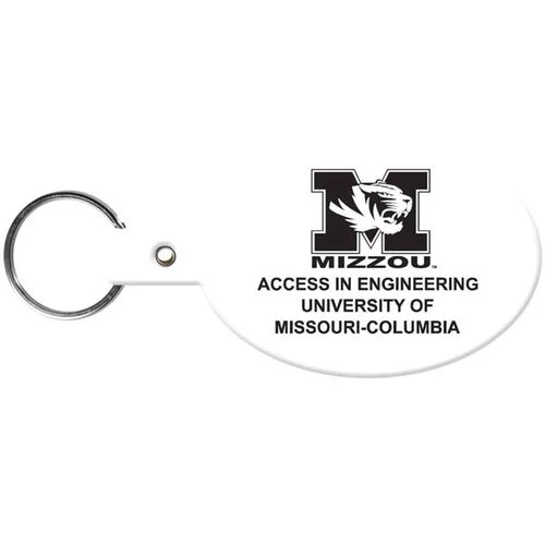 PVC Oval Acrylic Keychain - Image 3