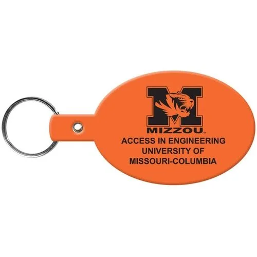 PVC Oval Acrylic Keychain - Image 4
