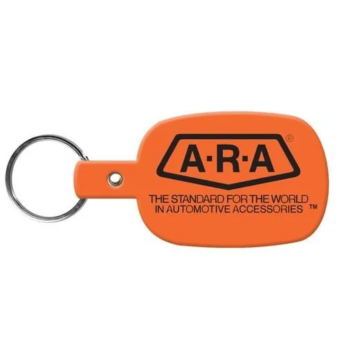 PVC Rectangle Sports Ball Keychain - Image 2