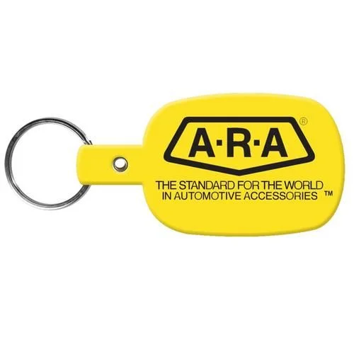 PVC Rectangle Sports Ball Keychain - Image 3