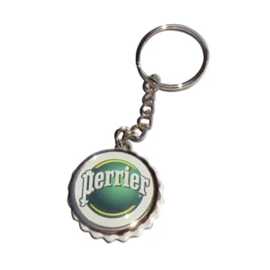 Metal Crystal Carabiner Opener Keychain