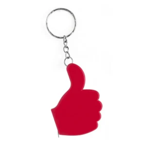 Plastic Tape Measure Keychains - 1.5"w x 2.25