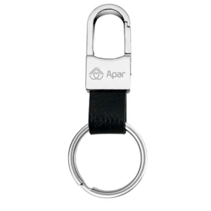 Leatherette Clip Key Tag