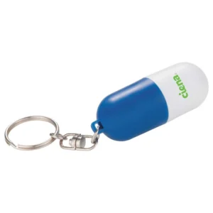 Plastic Pill Box Keychains