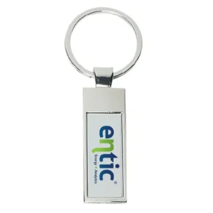 Metal Rectangle Shaped Key Tag