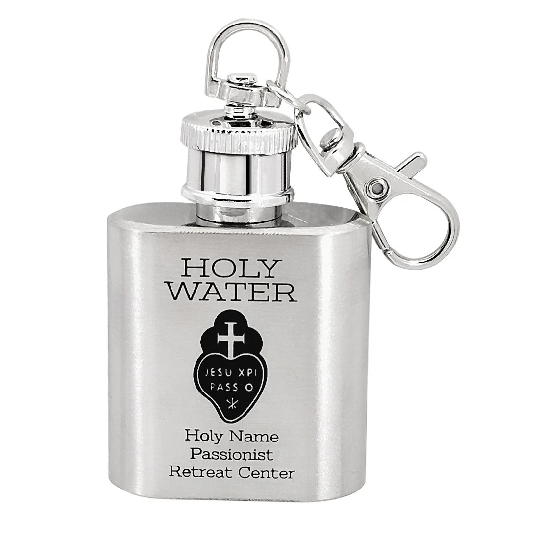 Stainless Steel 1 Oz Soft PVC & Flexible Keychains