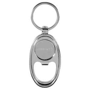 Oval Metal Beverage Key Tag