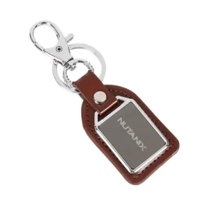 PU Leather Leather Metal Key Tag