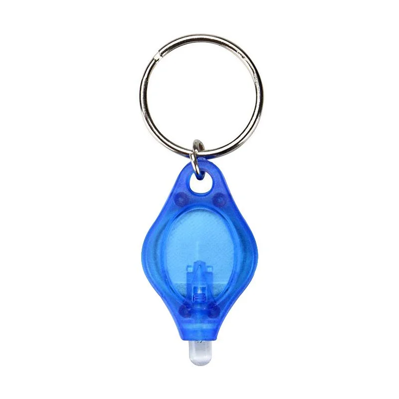 Stainless Steel Plastic Light-Up Keychains
