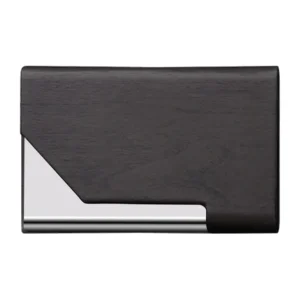 PU Leather Stainless Steel Business Card Holders