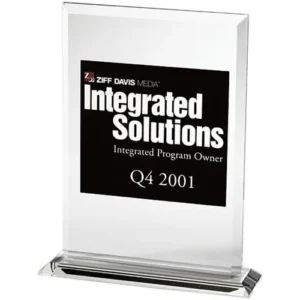 Acrylic Rectangular Event Badge