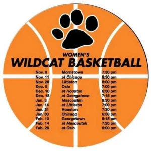 Magnetic Basketball Custom Notebooks