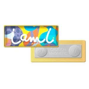 Metal Magnetic Event Badge