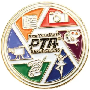 Soft Enamel Brass Badge - 0.75"