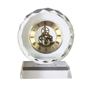 Glass Recognition Desk Clock