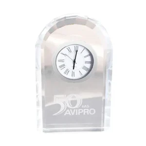 Arched Glass Recognition Clock