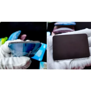 Crystal Glass Custom Notebooks - Square
