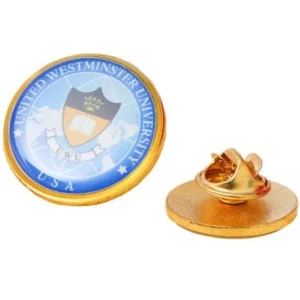 Metal Round Event Badge