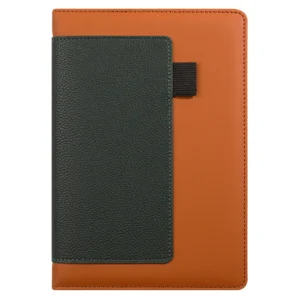 PU Leather Paper Pocket Jotter - 5.7"w x 8.4"h