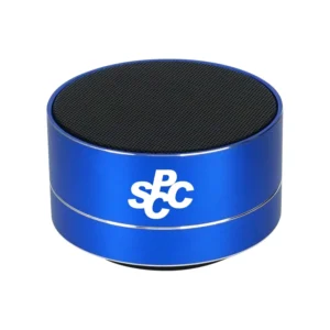 Round Aluminum Wireless Speakers & Earbuds