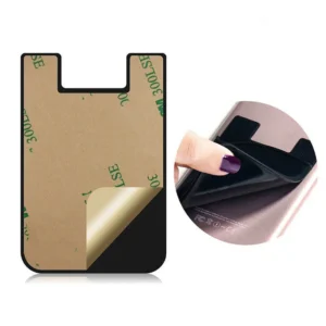 Silicone Phone Wallets - 2.2"w x 3.4"h