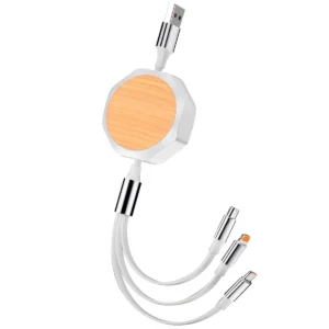 Bamboo Aluminum Braided Charge Cord