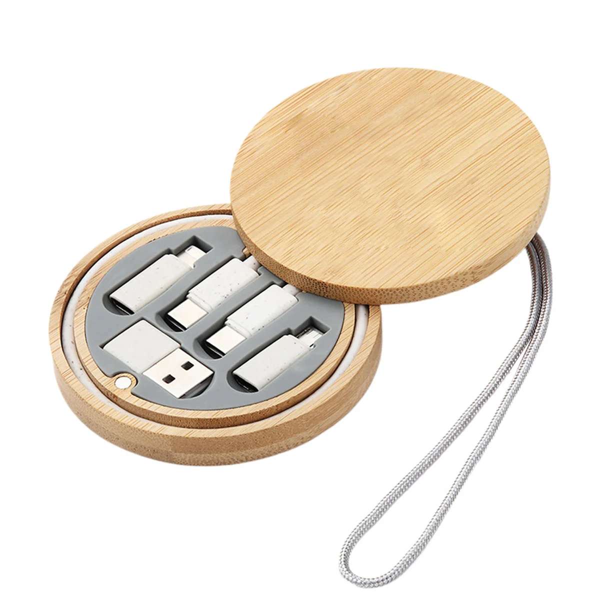 Bamboo Type-C Multi-Port Cable Set