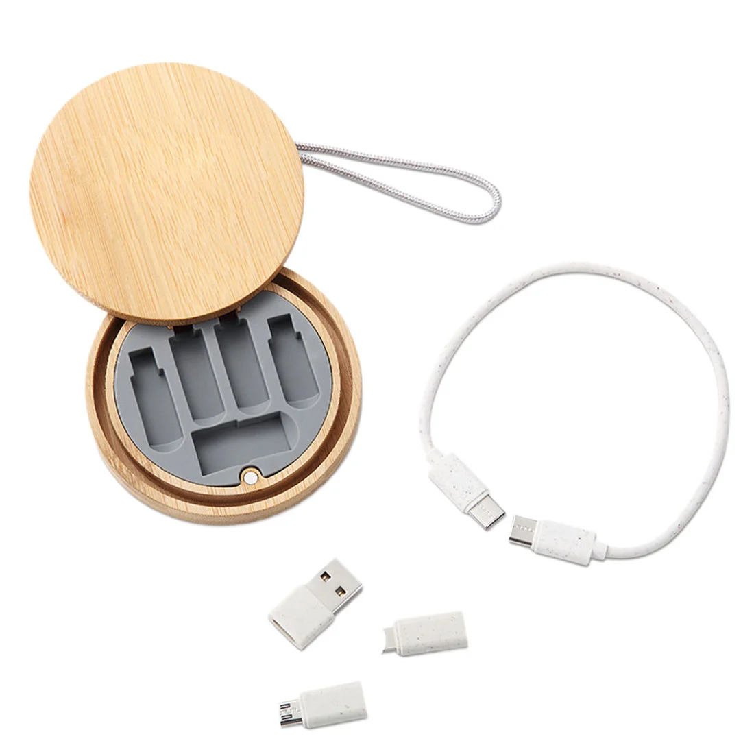 Bamboo Type-C Multi-Port Cable Set - Image 2