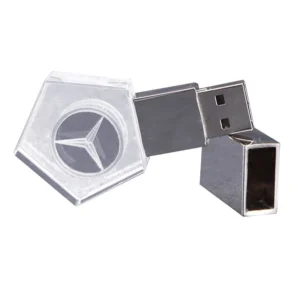 Glass LED Crystal Data Stick - USB