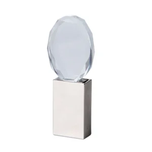 Crystal Glass Wood Data Stick - 2.4" x 0.9" x 0.4"