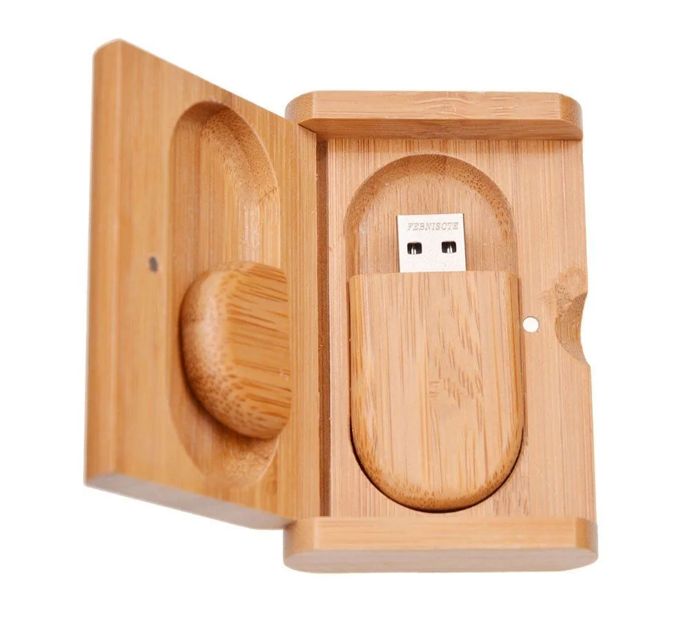 Wood Leather Data Drive