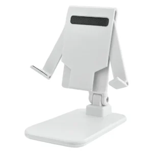 Plastic Foldable Phone Tablet Stand - 5.5"w x 5.7"h